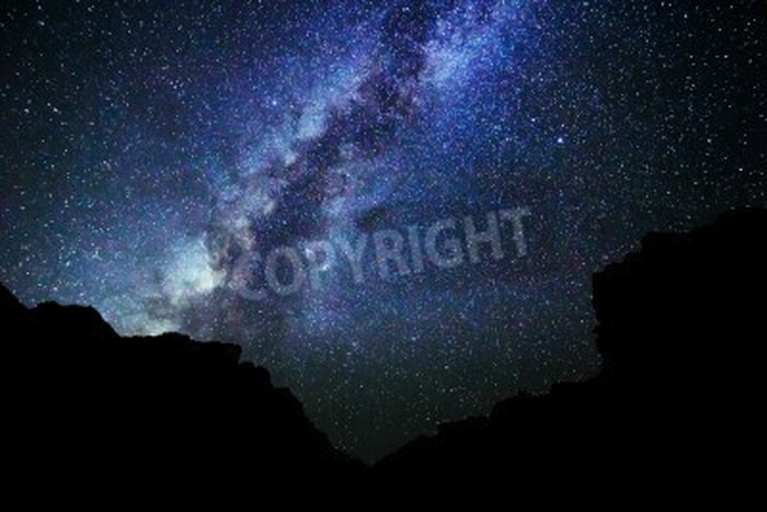 Fototapete Sterne am Nachthimmel