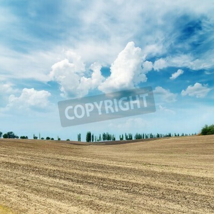 Fototapete Flugzeugmotor vor dem Hintergrund der Wolken