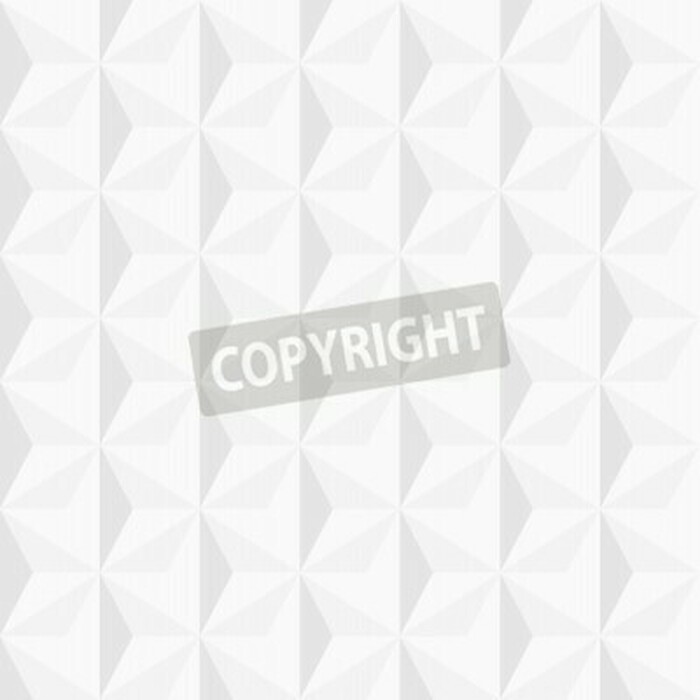 Fototapete Weißes geometrisches Muster 3D