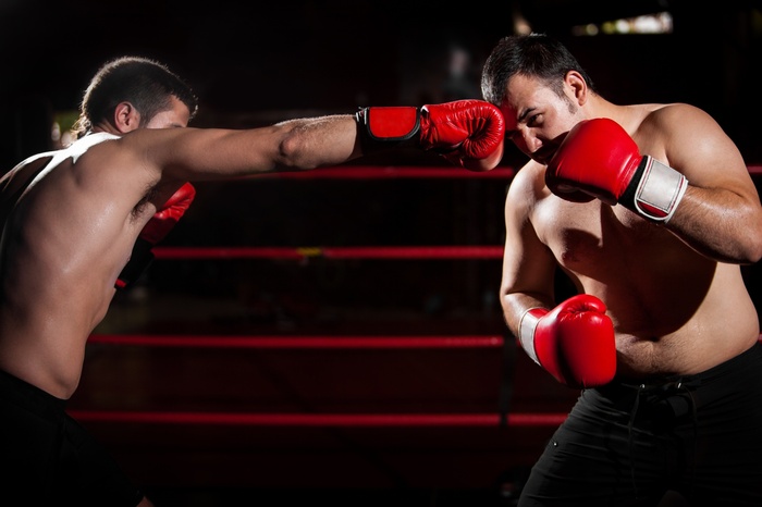 Fototapete Boxen 3D Kampf