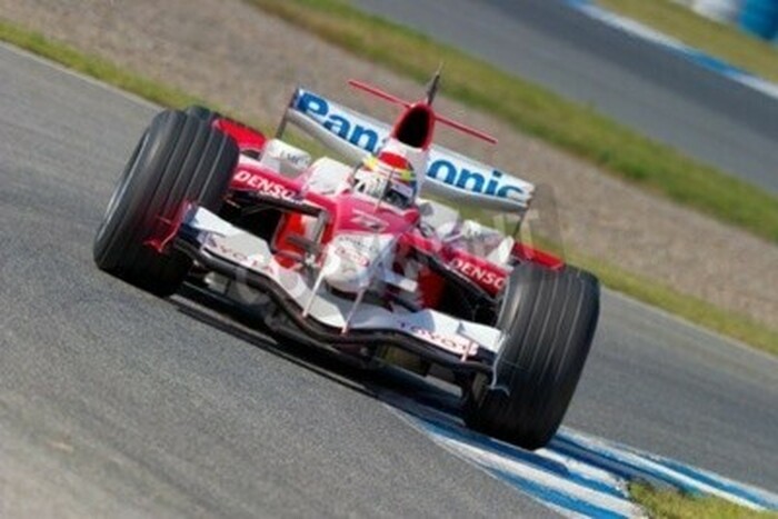 Fototapete Dynamischer Bolid Formel 1