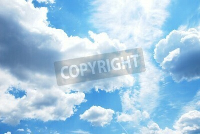 Fototapete Schöner heller Himmel