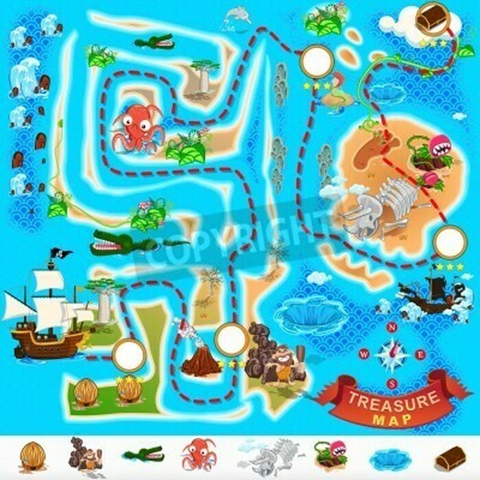 Fototapete Meeres-Labyrinth