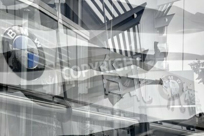 Fototapete Logo BMW abstrakt