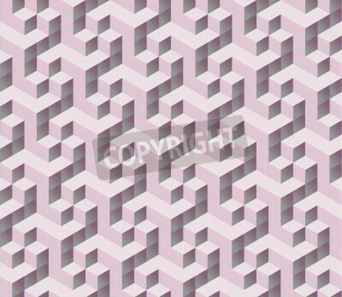 Fototapete Rosa Muster 3D
