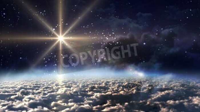 Fototapete Nachthimmel voll von Sternen