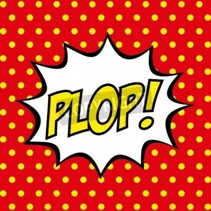 Fototapete Abbildung vor dem Hintergrund der Punkte