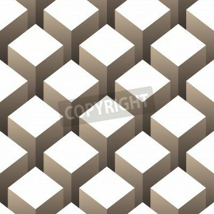 Fototapete Würfel 3D