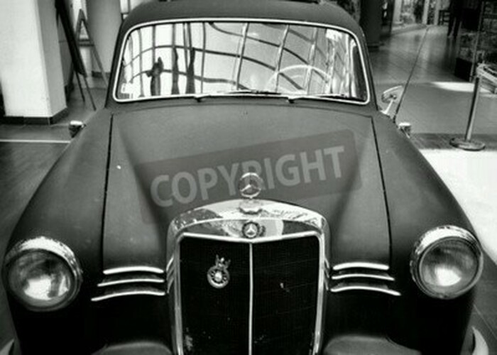 Fototapete Alter Mercedes