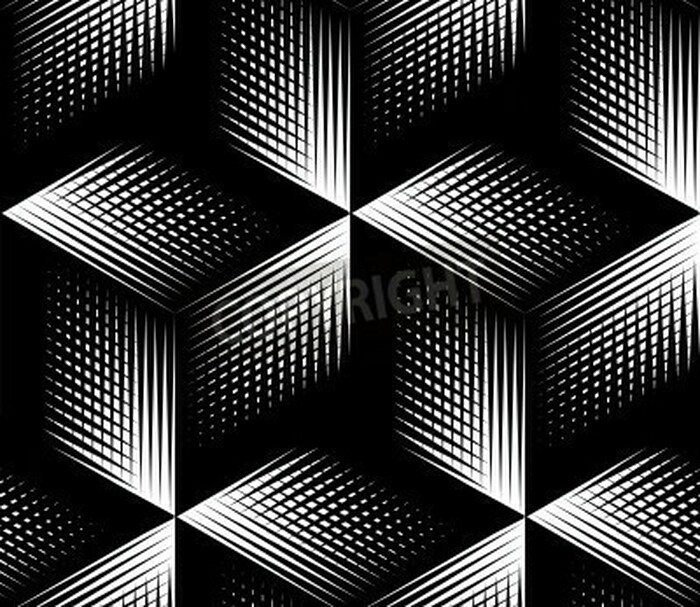 Fototapete Grafisches Muster 3D