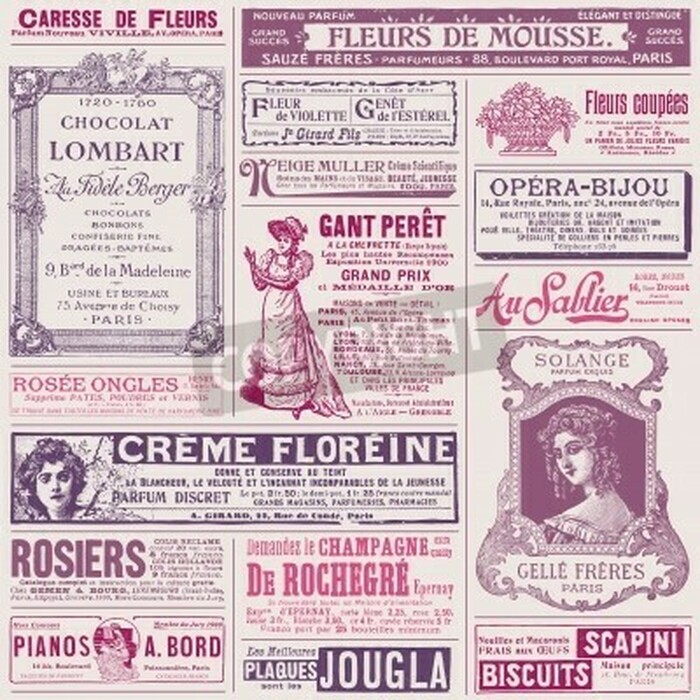 Bild Paris alte Zeitschriften