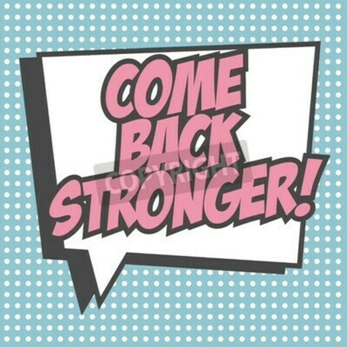 Poster Motivierende Pop-Art-Inschrift