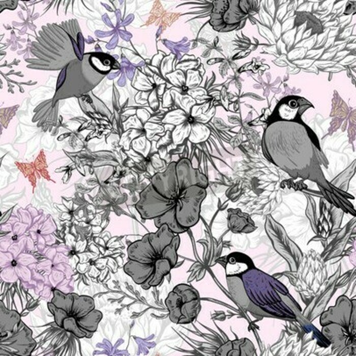 Fototapete Natur-Illustration