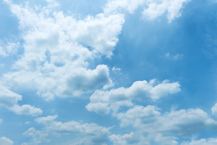 Fototapete Himmel mit weißen Wolken