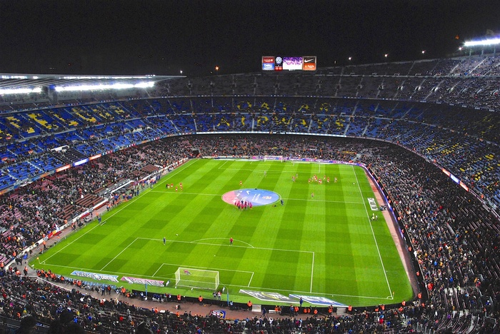 Fototapete Spiel im Camp Nou