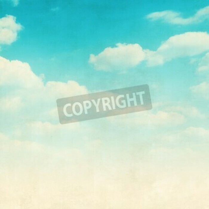 Fototapete Himmel im Retro-Stil