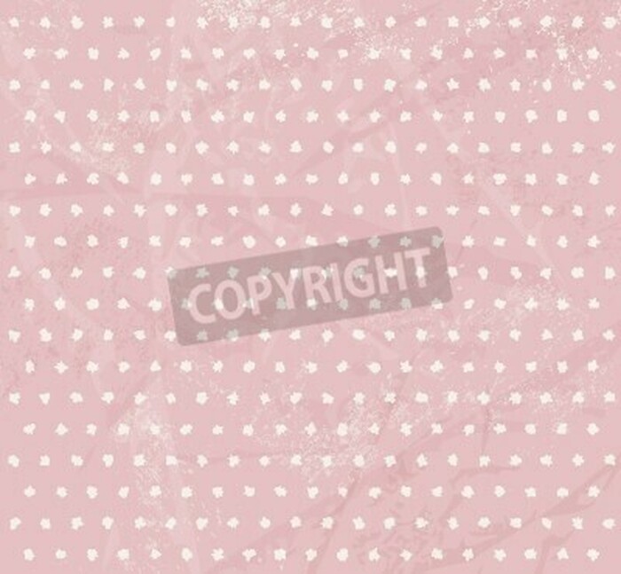 Fototapete Punkte auf rosa Hintergrund