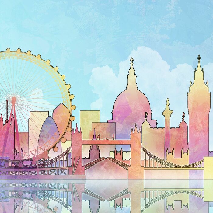 Poster Londoner Stadtbild