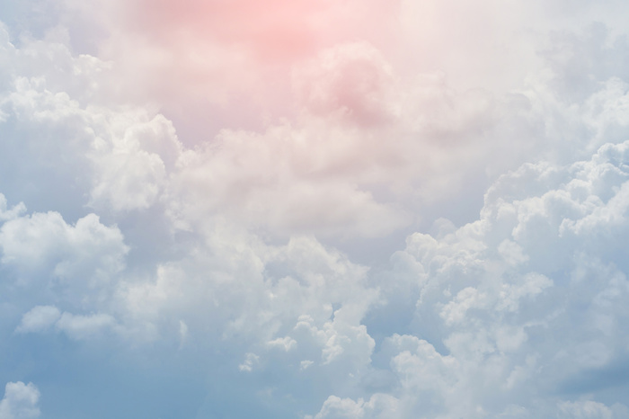 Fototapete Sanftes Wolkenmuster