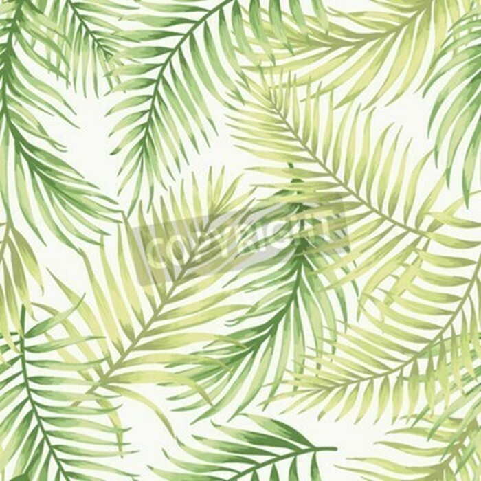 Fototapete Exotisches Muster mit Natur