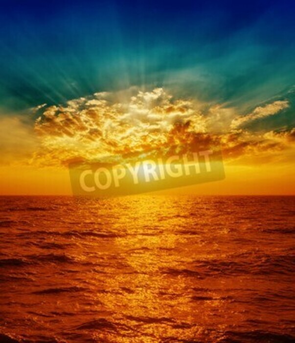 Fototapete Abstrakter Sonnenaufgang