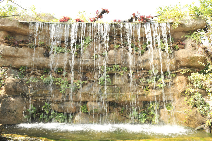 Fototapete Tropischer Wasserfall