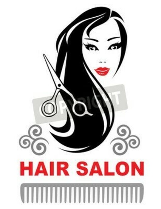 Bild Grafik Friseursalonwerbung