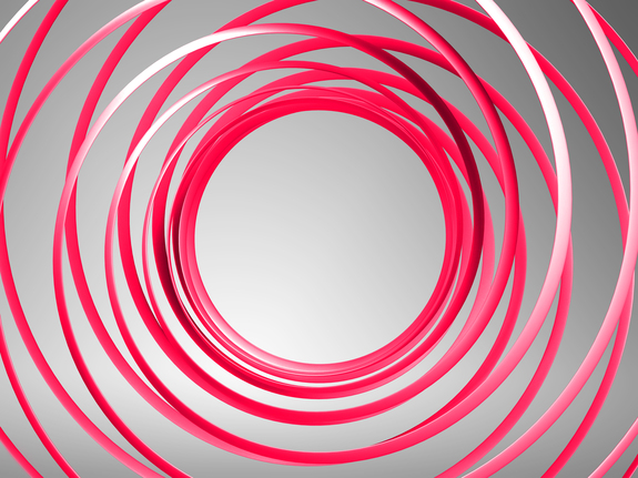 Abstrait 3d ruban en spirale