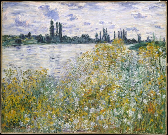 Claude monet île aux fleurs near vétheuil