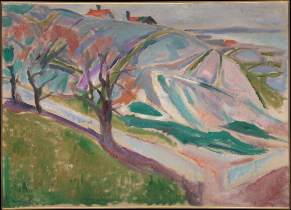 Paysage d&#39;edvard munch