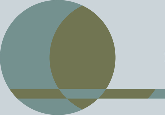 Composition tricolore avec un cercle