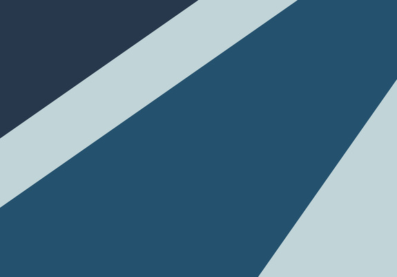 Bloc géométrique avec élément bleu marine