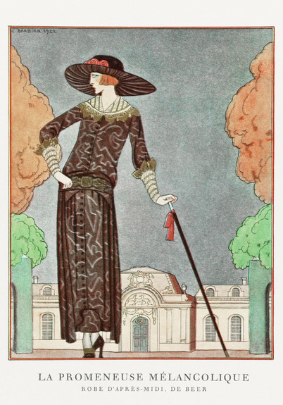 Femme élégante avec un chapeau