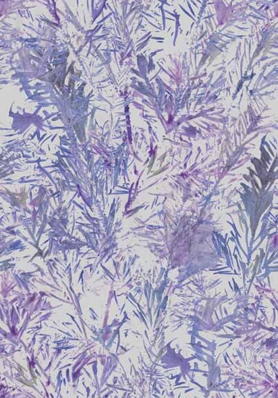 Feuilles de plantes violettes