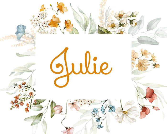 Cadre de fleurs sauvages