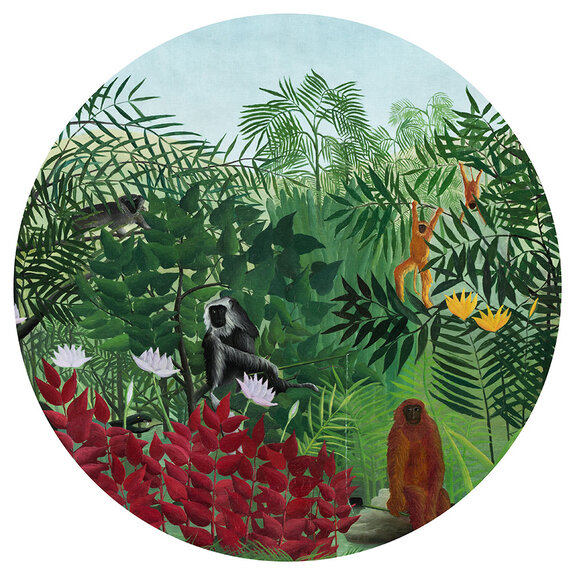 Forêt tropicale de henri rousseau