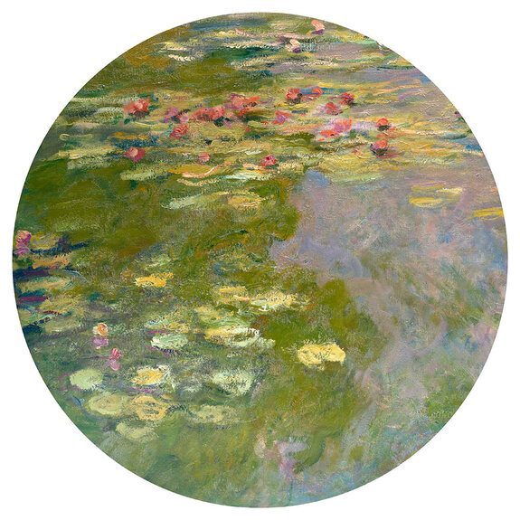 Nymphéas sur un lac de monet