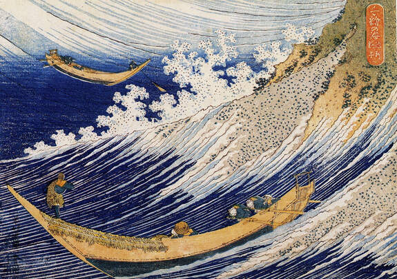 Hokusai - vagues de l'océan