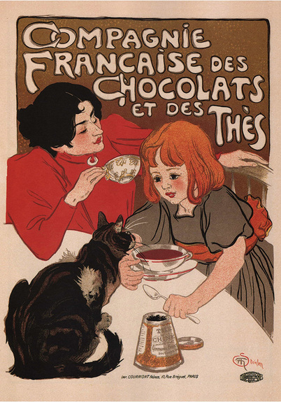 Compagnie francaise des chocolats et des thes - theophile alexandre steinlen