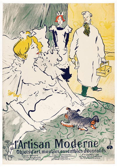 L'artisan moderne - henri de toulouse–lautrec