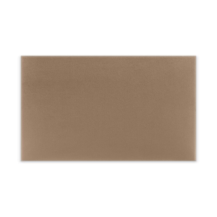 Panneau mural capitonné 50x30 beige rectangle