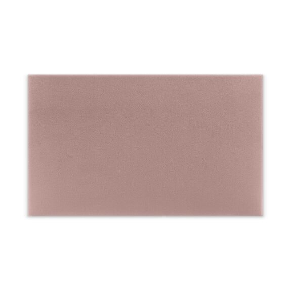 Panneau mural capitonné 50x30 rose rectangle