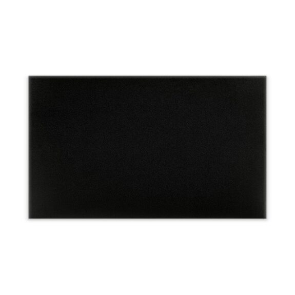 Panneau mural capitonné 50x30 noir rectangle