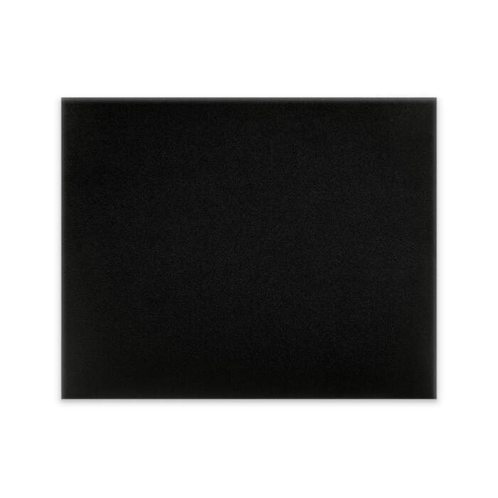 Panneau mural capitonné 50x40 noir rectangle