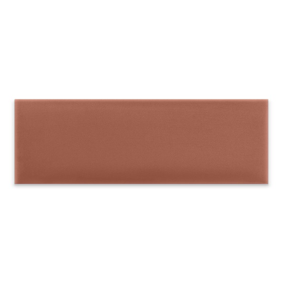 Panneau mural capitonné 90x30 rose foncé rectangle