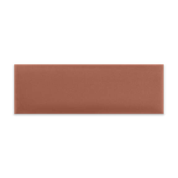 Panneau mural capitonné 60x20 rose foncé rectangle