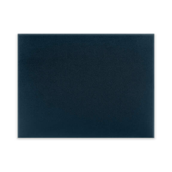 Panneau mural capitonné 40x30 bleu marine rectangle