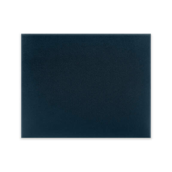 Panneau mural capitonné 50x40 bleu marine rectangle