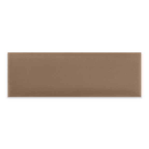 Panneau mural capitonné 90x30 beige rectangle