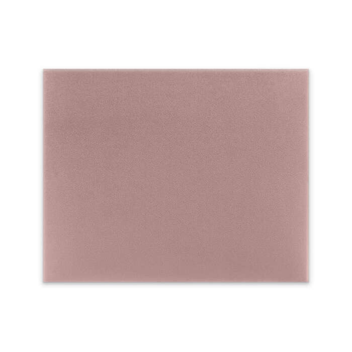 Panneau mural capitonné 50x40 rose rectangle